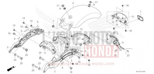 KOTFLUEGEL, HINTEN CMX1100AN de 2022
